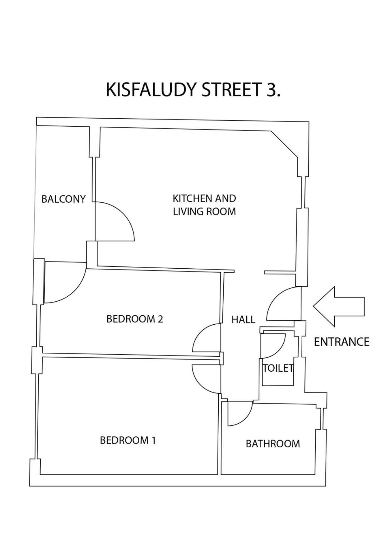 Two-Bedrooms Apartment Cbd Bp 布达佩斯 外观 照片