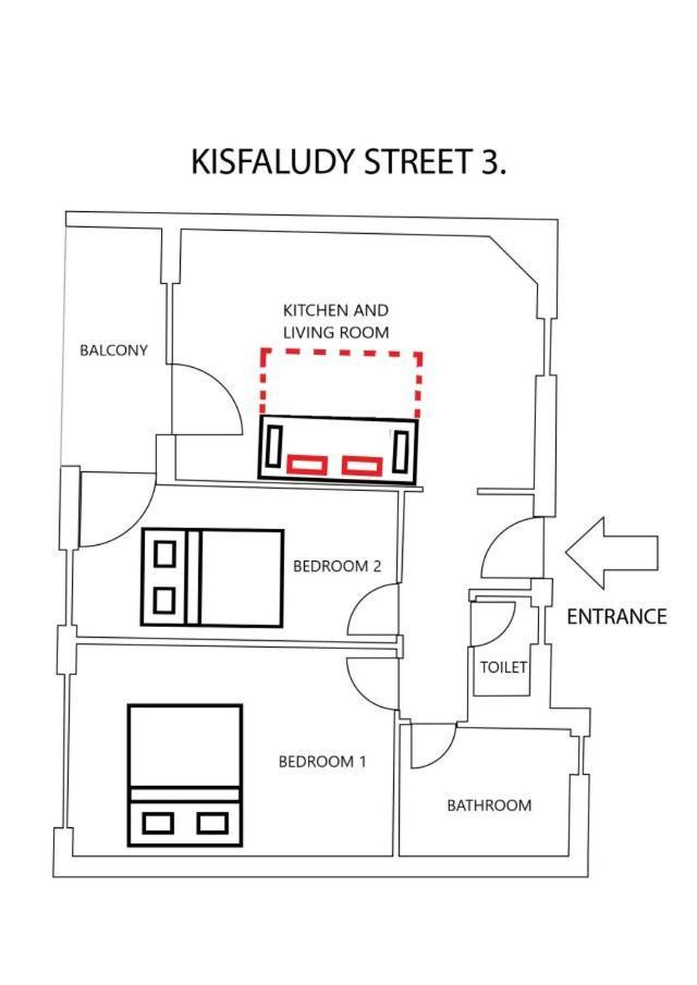 Two-Bedrooms Apartment Cbd Bp 布达佩斯 外观 照片